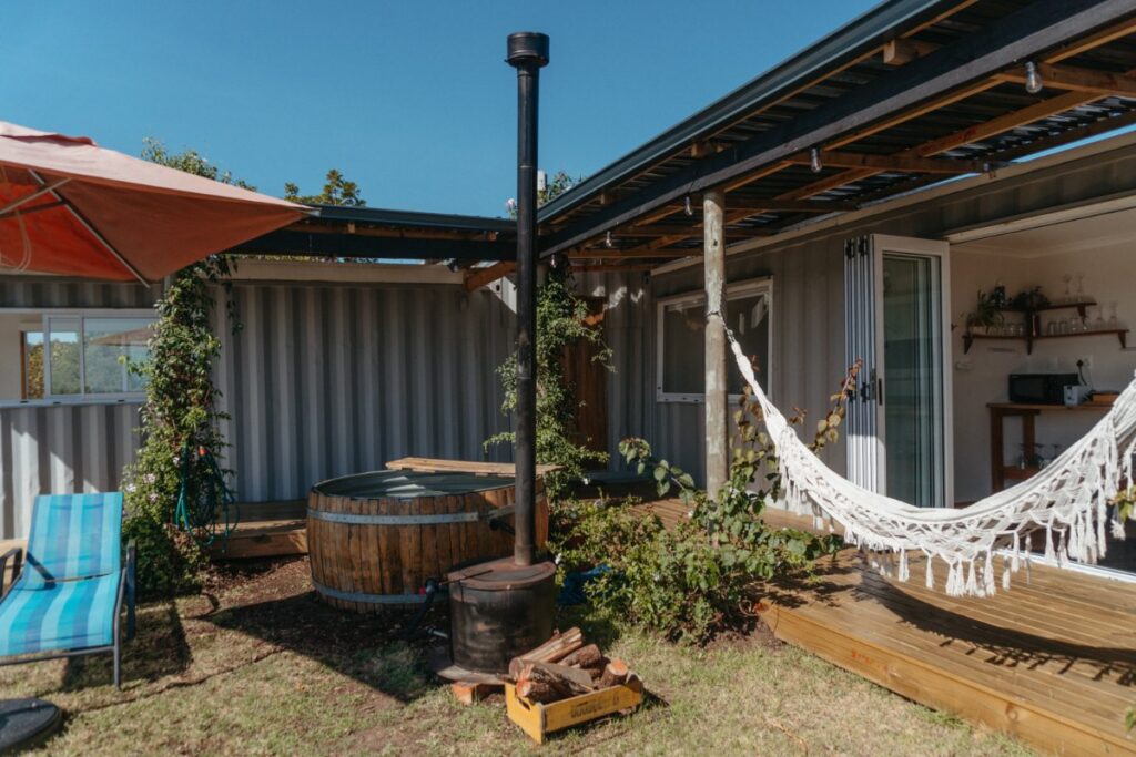Eco-friendly accommodation showcasing eco-living and nature immersion in Hoekwil at Mountain Magic with natural surroundings