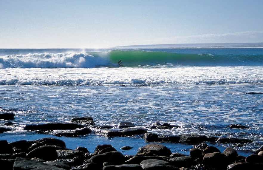 Surfing Gerickes Point near Mountain Magic Hoekwil
